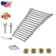 Comprehensive 16-Piece Metric Wrench Collection - Easy-Identify 6-Point Design
