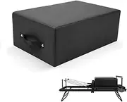 Pilates Sitting Box for Pilates Reformer, 26 * 15 * 10 Inch Pilates Box for Improving Range of Motion and Flexibility, Pilates Equipment Reformer Box Accessory for Pilates Exercises Black