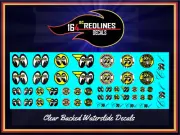 1/64 "Mooneyes'' Assorted Decal SCR-0026