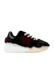 Stella McCartney Loop Lace-Up Sneakers 40 Black