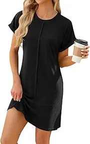 [Generic] Cyber Monday Deals 2024,Casual Dresses for Women 2024,Casual Summer Dress White Summer Dress Flowy Summer Dresses for Women Casual Summer Dresses for Women 2024(07-Dark Green,M)