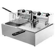 [Unbranded] Devanti 20L Electric Commercial Deep Fryer Double