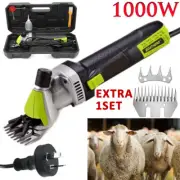 Animal Sheep Goat Farm Machine Electric Shears Shearing Clipper Trimmer 1000W