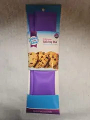Premium Non-Stick Silicone Baking Mat Half Sheet 11" x 16.8" Purple 450 F NIP