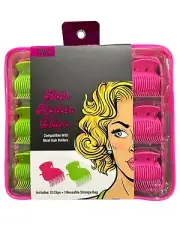 Hair Rollers Clips 12 & Reusable Storage Bag. Compatible With Most Hair Rollers.