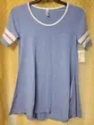 LuLaRoe Perfect T Ladies Top XXS Light Blue NEW WITH TAGS