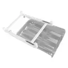 H Fridge Egg Drawer Organizer Holder Large Capacity Plastic Extendable Egg New