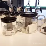 IKEA宜家利克里希泡茶壺帶過濾網茶具微波爐可加熱玻璃壺玻璃水壺