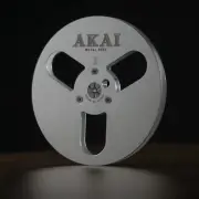 1 PCS NEW 7" Silver Aluminum AKAI Take Up Reel Empty For 1/4" Tape Recorders