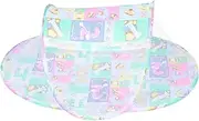COOPHYA Infant Crib Tent Mesh Sides Zipper Portable Foldable Blackout Sleep Canopy for Baby