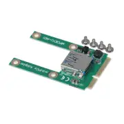 Mini PCI-e to USB2.0 Adapter Card PCIe Extended USB Interface for Laptop