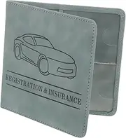 HAPINARY Information Folder Insurance Card Holder Women Credit Holder Case Car Accessories Wallet Car Organization Accessories Purses for Women Wallet for Men Credit Cards Purse Pu