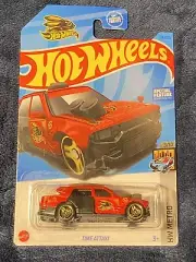 Hot Wheels Time Taxi Red With Gold Wheels