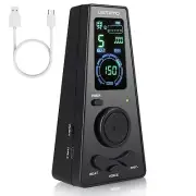 Ueteto Digital Metronome with Timer, English Vocal Counting, One Touch Operat...