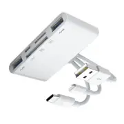 New 5 in 1 Memory Card Reader SD Card Reader USB OTG Adapter for iPhone/iPad