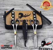 6" Professional Hair Cutting Japanese Scissors Thinner Barber Razor Shears Kit