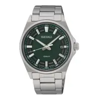 在飛比找PChome24h購物優惠-SEIKO 簡約經典綠面腕錶6N52-00G0G(SUR50