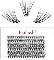 Individual Lashes 10D 20D 30D 40D Lash Clusters Extensions Wispy Cluster Lashes Natural Look Eyelash Clusters Individual Lash Extension Supplies (30D-0.07D, 8-15mm)