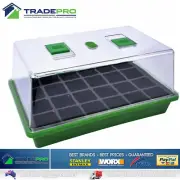 Mini Green House With 24 Cell Seed Tray In / Outdoor Garden Cuttings Growing Med