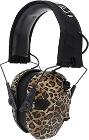 Walker's Razor Slim Electronic MUFF - Leopard Print