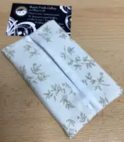 Pocket Tissue Holder Handbag VINTAGE LEAVES Hankie Hankerchief Face Mask Holder