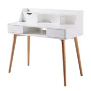 Teamson Home Creativo Writing Desk with Storage, White/Natural