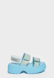 [Melissa] Blue Brave Platform Sandals