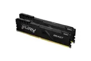 [KF436C18BBK2/32] 32GB (2x16GB) FURY Beast DDR4 Memory, 3600Mhz CL18 RAM Black