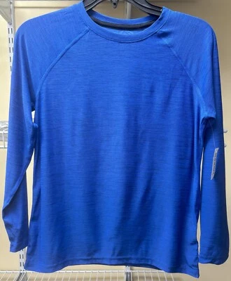 Old Navy Active Breathe On Go-Dry Cool Crew Neck Long Sleeve T-Shirt L 10-12 New