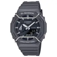 在飛比找momo購物網優惠-【CASIO 卡西歐】G-SHOCK八角防護框雙顯錶(GA-