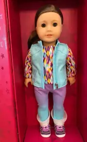 NEW American Girl Create Your Own 18" Doll Medium Skin Blonde Hair Blue Eyes