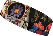 [YKLBV] Moisture Wicking Headbands for Men and Women Dragon Chinese Background Sports Sweatband for Tennis Basketball Running Gym Working Out