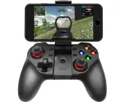 Upgraded Mobile Game Controller, Wireless Bluetooth Gamepad Joystick Multimedia Game Controller Compatible with iOS Android Perfect for The Most Games