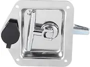 Toolbox RV Handle Latch, Stainless Steel T Handle Truck Tool Box Latch for RVs Trailers Trucks, Folding T Shape Handle Lock T Handle Latch with 2 Keys
