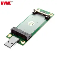 在飛比找露天拍賣優惠-特賣中✅NVME MINI PCI-E網卡測試卡轉USB轉接