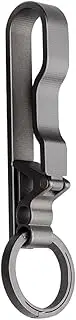 Binxind Titanium Belt Buckle Titanium Waist Clip Keychain Replacement Parts Key Ring Holder Outdoor Portable Tools
