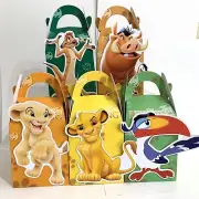 5x Lion King Lolly Loot Bag Box. Bunting Banner Cake Cupcake Simba Disney Flag