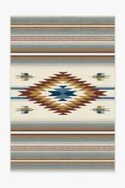 200' x 290' | Machine Washable Runner Rug | Kid & Pet Friendly | Indoor Rug | Saltillo Polychrome Rug | Ruggable