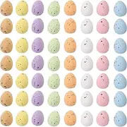 Didiseaon 100pcs Colorful Foam Eggs Decoration Miniature Easter Decor for Festival Scene Crafts Lightweight Props for Parties Photography for Holiday Celebrations