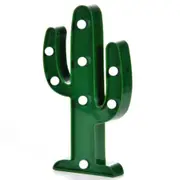 2Pcs Cactus Shape Warm White Led Decoration Light
