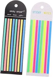 CANIGHT Book Tabs for Reading 2 Pack of Sticky Page Markers Book Note Tabs Highlighter Tape Removable Adhesive Reading Markers