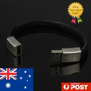 Bracelet USB Flash Drive Black Wristband Drive 32GB Memo Memory Stic Waterproof