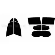 For Peugeot 5008 2009-16 Full Pre Cut Window Tint Kit Front & Rear Tinting Film