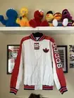 Adidas 1980s Run DMC New With Tags Rare Varsity White & Red Hip-hop Jacket Rare