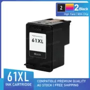 2x BLACK Ink inkjet cartridges for HP 61XL Officejet 2620 4630 Deskjet 1510 2540
