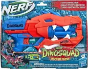 Nerf DinoSquad Raptor-Slash Dart Blaster, 6-Dart Rotating Drum, Slam Fire Action