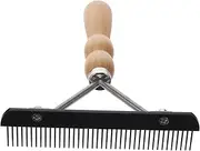 Generic Pet Grooming Comb Durable Dog Rake for Shedding Single Row Dematting Tool for Pet Accessories Reduces Shedding Removes Mats Efficiently