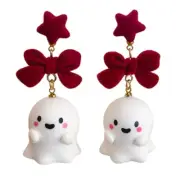 Specters Earrings Portable Soft Clay Ear Studs Jewelry for Evening Event