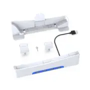 Compact Console Stand with 4 USB2.0 Hub Horizontal Stand ABS Perfect for PS5slim