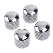 4Pcs Practical Metal Guitar Volume Knobs Electric Guitar Bass Control Knobs